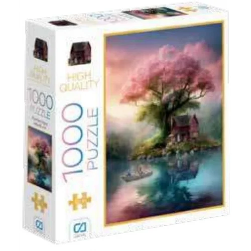 Pembe Ağaç Puzzle 1000