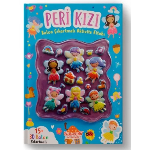Peri Kızı Balon Çıkartmalı Aktivite Kitabı