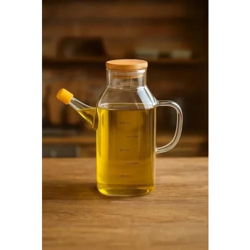 Petto - Bambu Kapaklı Yağdanlık 600ml