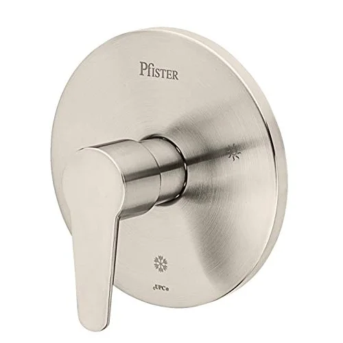 Pfirst R89040K Fırçalanmış Nikel Modern Valf, Trim