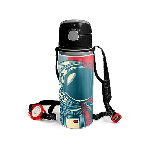 Pipetli Alüminyum Matara (600 ml)
