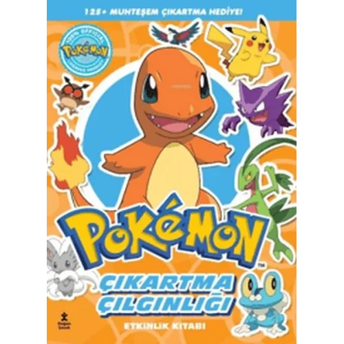 Pokemon Charmender - Çıkartma Çılgınlığı Etkinlik Kitabı