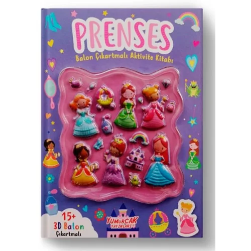 Prenses Balon Çıkartmalı Aktivite Kitabı