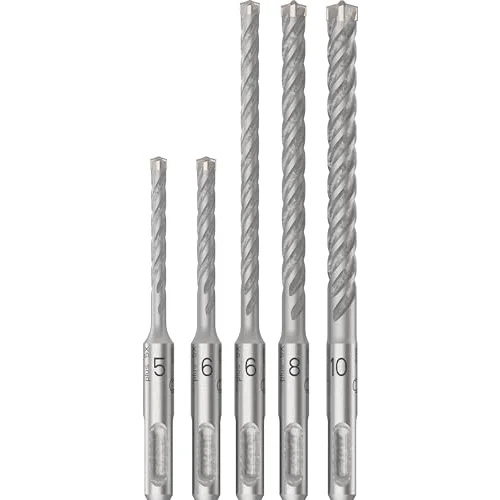 Professional Accessories Sds Plus-5 x: Set 5 Uds: 5, 6, 6, 8, 10 (5)