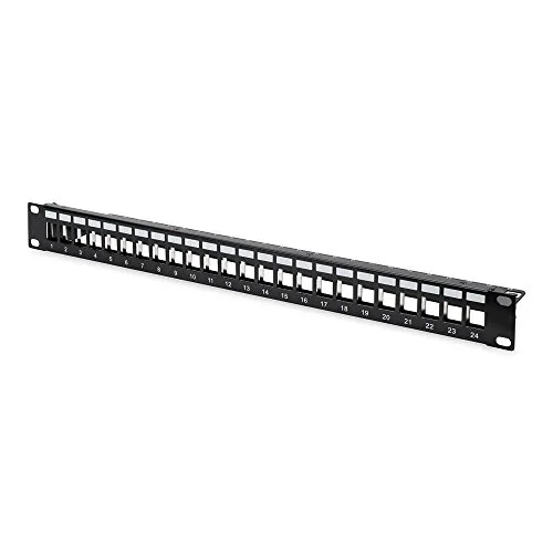Professional DN-91411 24 Port 1U Rack Mount Patch Panel