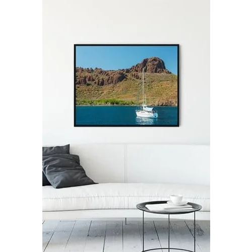 (pster10602) Datça Manzara Çerçeveli Tablo (21x30cm)