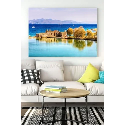 (pster18255) Datça Manzara Kanvas Tablo 21 x 30