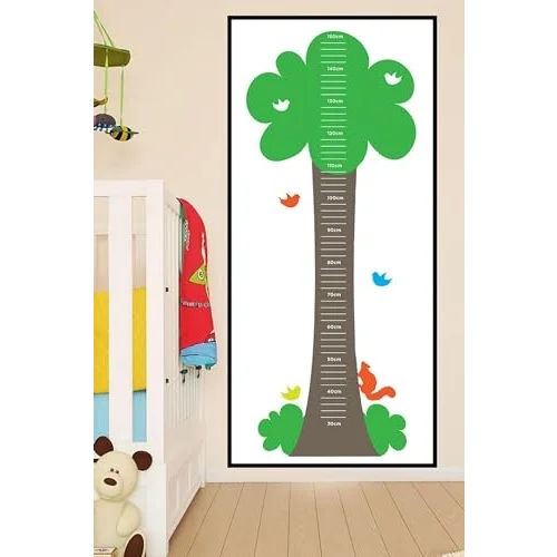 (pster21302) Ağaç Çocuk Boy Ölçer Poster