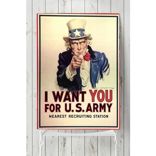 (pster9166) Uncle Sam Eğlenceli Mizahi Poster