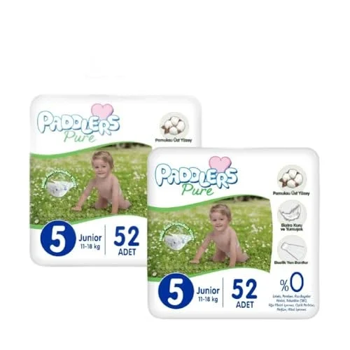 Pure Bebek Bezi 5 Numara Junior 104 Adet 2li Jumbo Set