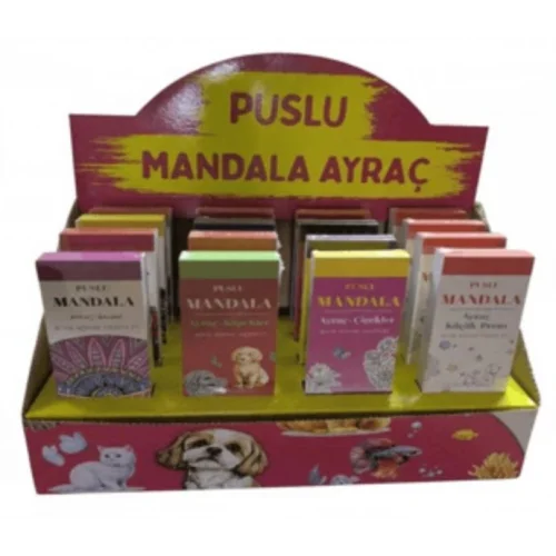 Puslu Mandala Ayraç-Yetişkin Set