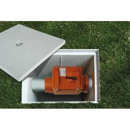 Mey İthalat® PVC Pissu Atıksu Çekvalfi 125 mm Kilitli