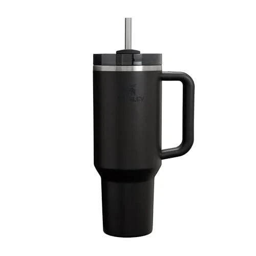 Quencher H2.0 FlowState Pipetli Termos Bardak 1.18 Litre - Black | Paslanmaz Çelik