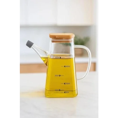 Rafa - Bambu Kapaklı Yağdanlık 550ml