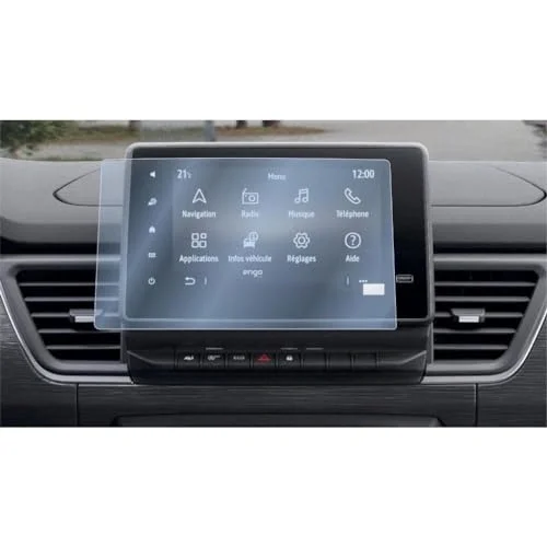 Renault Express Multimedya 8 İnç İle Uyumlu Ekran Koruyucu Şeffaf