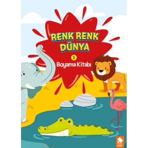 Renk Renk Dünya Boyama Kitabı 3