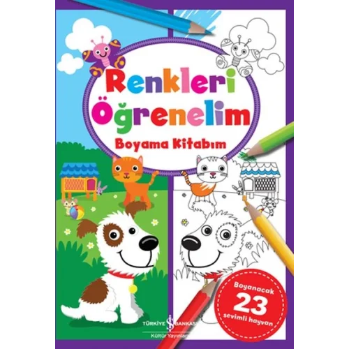 Renkleri Öğrenelim Boyama Kitabım