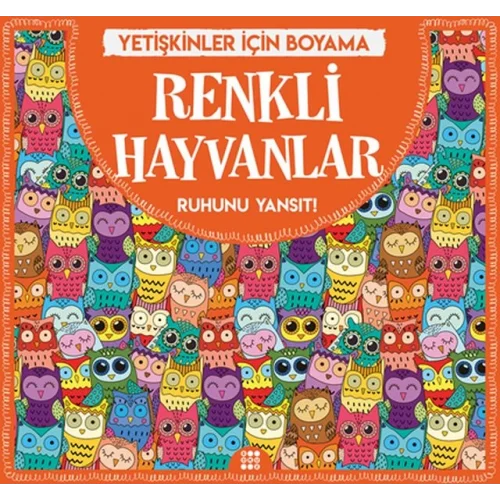 Renkli Hayvanlar - Yetişkinler İçin Boyama