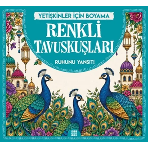 Renkli Tavuskuşları & Yetişkinler için Boyama