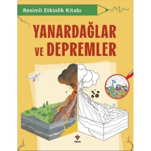Resimli Etkinlik Kitabı - Yanardağlar ve Depremler