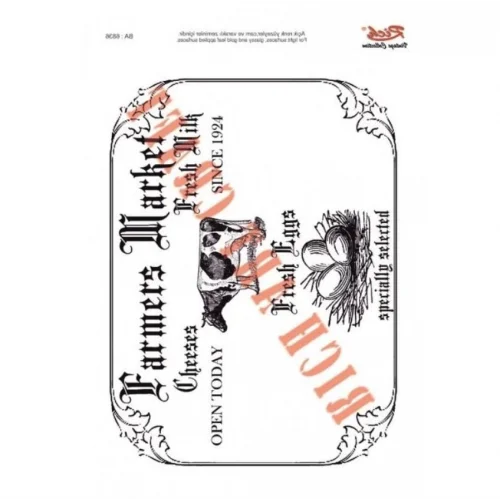 Mey İthalat® Rich 1334 Vintage Kolay Transfer 23x33 cm