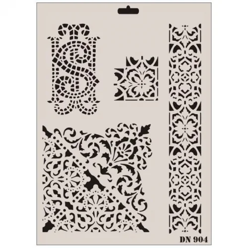 Mey İthalat® Rich Dantel Seri DN-904 Stencil 35x25 cm