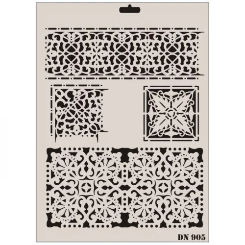 Mey İthalat® Rich Dantel Seri DN-905 Stencil 35x25 cm