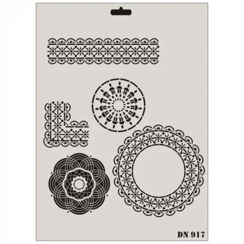 Mey İthalat® Rich Dantel Seri DN-917 Stencil 35x25 cm