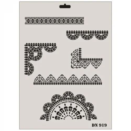 Mey İthalat® Rich Dantel Seri DN-919 Stencil 35x25 cm