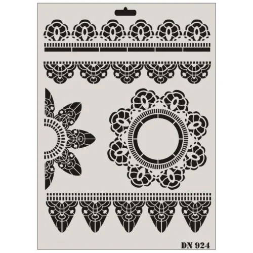 Mey İthalat® Rich Dantel Seri DN-924 Stencil 35x25 cm