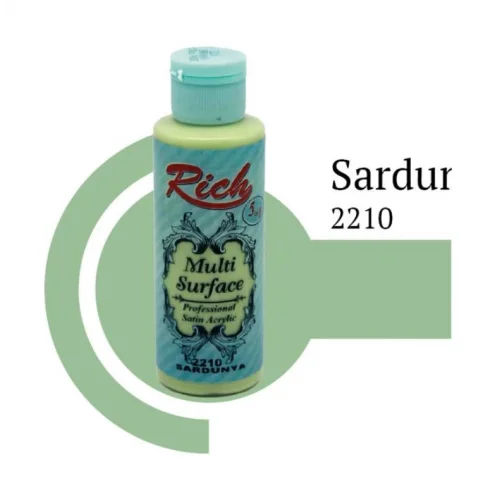 Mey İthalat® Rich Multi Surface 2210 Sardunya Akrilik Boya 130 cc