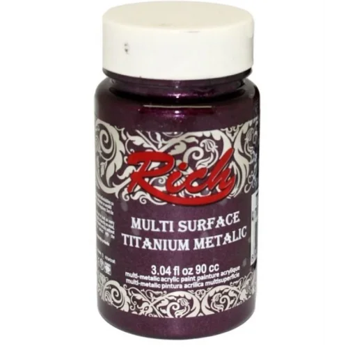 Mey İthalat® Rich Multi Surface Titanium 2560 Antik Mürdüm Metalik 90 cc