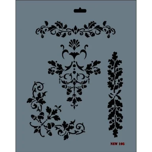Mey İthalat® Rich New Seri N-105 Stencil 35x25 cm