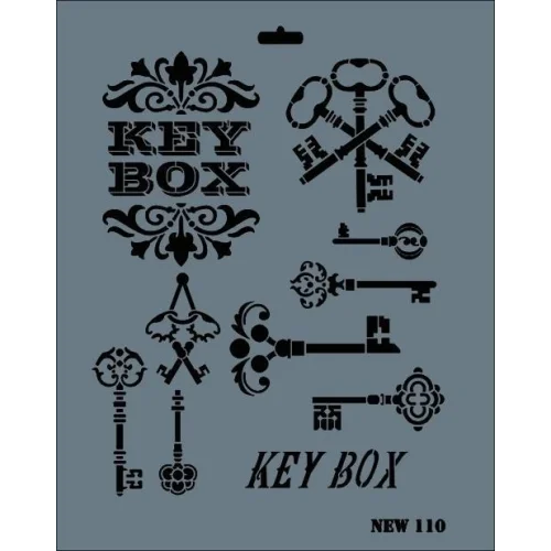 Mey İthalat® Rich New Seri N-110 Stencil 35x25 cm