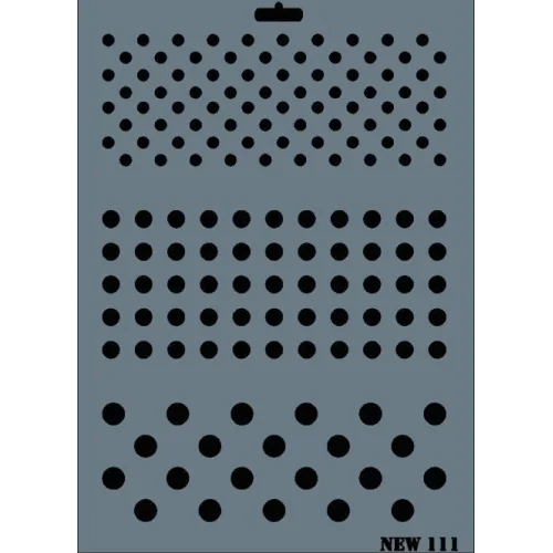 Mey İthalat® Rich New Seri N-111 Stencil 35x25 cm
