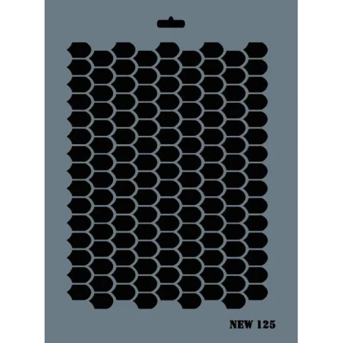 Mey İthalat® Rich New Seri N-125 Stencil 35x25 cm