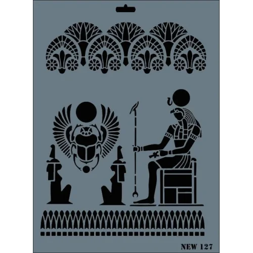 Mey İthalat® Rich New Seri N-127 Stencil 35x25 cm