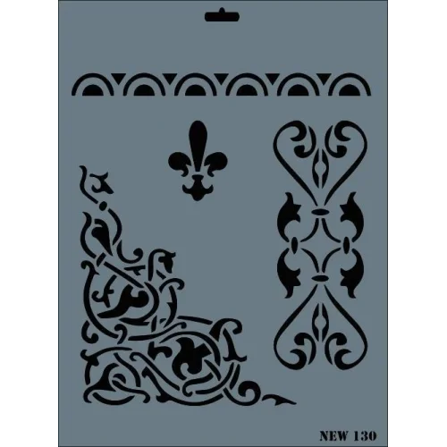 Mey İthalat® Rich New Seri N-130 Stencil 35x25 cm