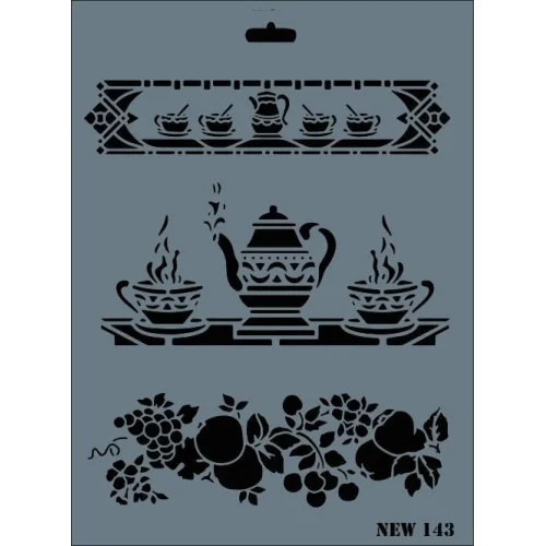 Mey İthalat® Rich New Seri N-143 Stencil 35x25 cm