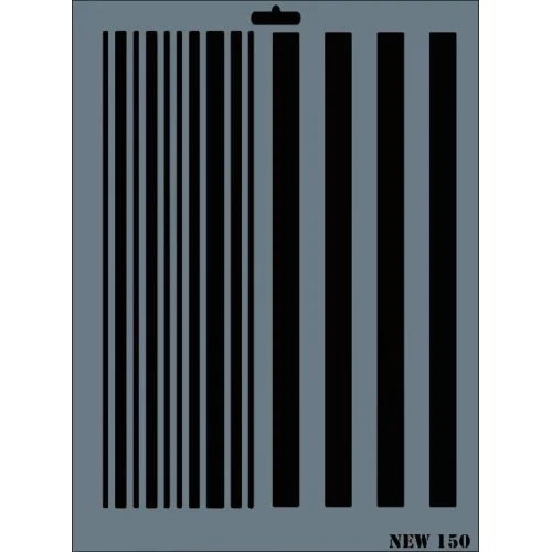 Mey İthalat® Rich New Seri N-150 Stencil 35x25 cm