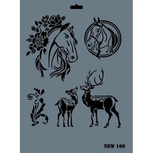 Mey İthalat® Rich New Seri N-169 Stencil 35x25 cm