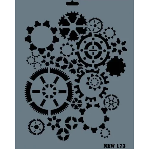 Mey İthalat® Rich New Seri N-173 Stencil 35x25 cm