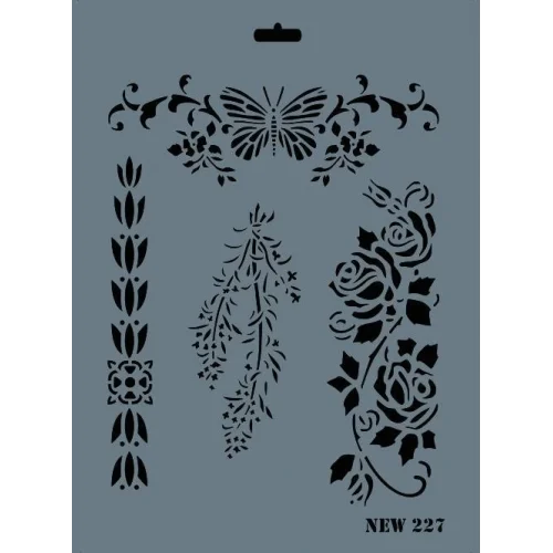 Mey İthalat® Rich New Seri N-227 Stencil 35x25 cm