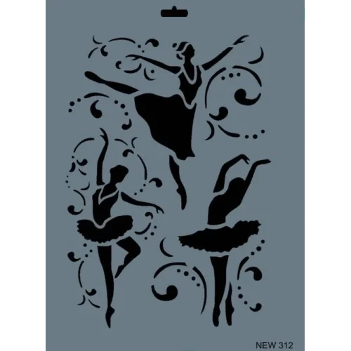 Mey İthalat® Rich New Seri N-312 Stencil 35x25 cm