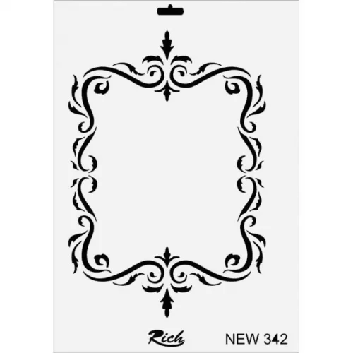 Mey İthalat® Rich New Seri N-342 Stencil 35x25 cm
