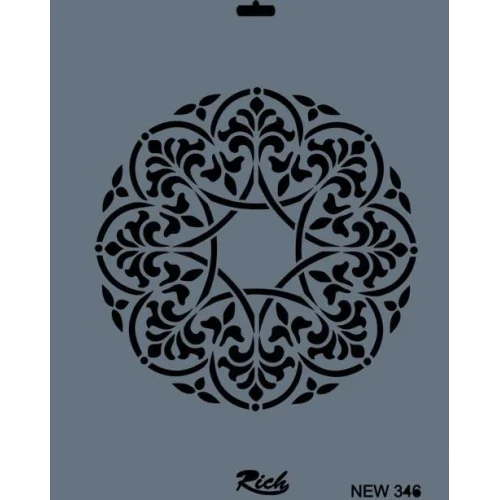 Mey İthalat® Rich New Seri N-346 Stencil 35x25 cm