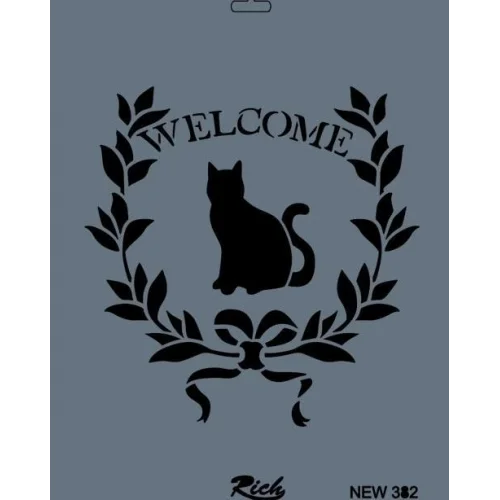 Mey İthalat® Rich New Seri N-382 Stencil 35x25 cm