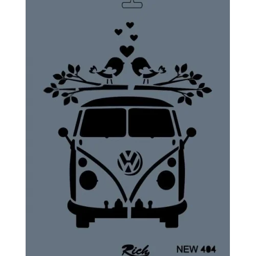 Mey İthalat® Rich New Seri N-404 Stencil 35x25 cm