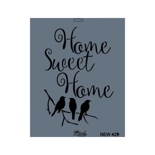 Mey İthalat® Rich New Seri N-429 Stencil 35x25 cm