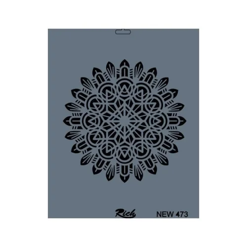 Mey İthalat® Rich New Seri N-473 Stencil 35x25 cm